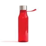 Botella de tritán deportiva con lazo para colgarla 600ml Sporty Strap color rojo