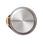 Termo para comida de acero con tenedor 500ml Foodie color plateado segunda vista