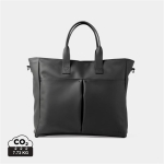 Bolsa de calidad con asas y correa para portátil Híbrida Contempo color negro