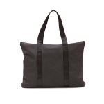 Bolso ligero de cuero sintético con cierre de cremallera Contempo color negro