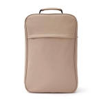 Mochila de viaje tipo trolley moderna de piel vegana Contempo color beige