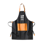 Delantal personalizado con bolsillo de piel vegana 500 g/m² Rustic vista de impresión