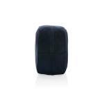 Neceser con logo fabricado en lona reciclada de 285 g/m2 color azul marino quinta vista