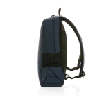 Mochila versátil con USB, RFID y bolsillo para PC 15,6'' EcoLifestyle color azul marino octava vista