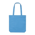 Bolsas para merchandising en lona reciclada 285 g/m2 EcoTrace color azul claro segunda vista