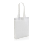Bolsa promocional de lona reciclada sin teñir de 285 g/m2 EcoTrace Raw color blanco