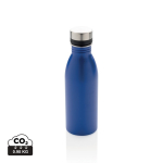 Botellas de acero reciclado antifugas sin BPA 500ml EcoDeluxe color azul