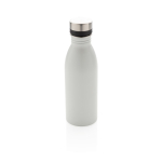 Botellas de acero reciclado antifugas sin BPA 500ml EcoDeluxe color blanco