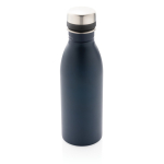 Botellas de acero reciclado antifugas sin BPA 500ml EcoDeluxe color azul marino