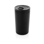 Taza termo de materiales reciclados con cierre antigoteo 300ml Vaccum color negro