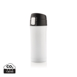 Termo reciclado de acero inoxidable con cierre seguro 300ml Eco Roiboos color blanco