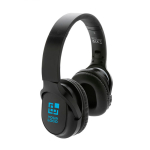 Auriculares inalámbricos BT 5.1 de materiales reciclados Elite color negro vista de impresión