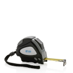 Flexómetro con parada automática reciclado Measure 3M/16mm color negro vista de impresión