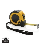 Cintas métricas publicitarias recicladas impresas con logotipo 3M/16mm color amarillo