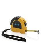 Flexómetro reciclado con agarre de goma Ruler 3M/16mm color amarillo vista de impresión