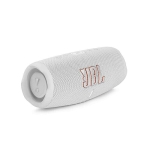 Altavoz Bluetooth de alta calidad con 20 horas de autonomía JBL Charge 5 color blanco vista principal
