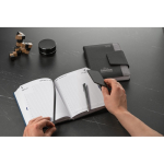 Agendas publicitarias originales de polipiel y poliéster A5 Timeshift vista bodegón