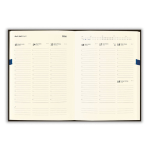 Agenda grande con tapas de corcho y papel color marfil B5 Natural en funda