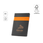 Agenda semanal con personalización en serigrafía o relieve A5 varios colores