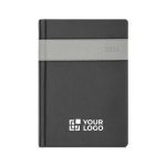 Agenda para oficina en polipiel con detalle de color A5 vista principal