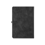 Agenda 2026 personalizada de imitación piel con boli A5 color negro segunda vista