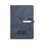 Agenda 2026 personalizada de imitación piel con boli A5 vista principal