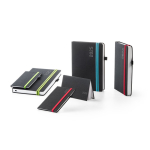 Agendas personalizadas baratas poliéster con goma a color A5 Anytime vista bodegón