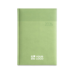 Agenda personalizada 2026 en polipiel con estampado A5 vista principal