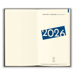 Agenda corporativa bisemanal con tapas de corcho