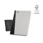 Agenda B5 reciclada en dos colores con elástico B5 Bicolor RPET