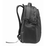 Mochila reciclada para portátil con varios bolsillos acolchados 15'' color negro