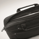 Maletín reciclado para portátil con cinta desmontable y ajustable 15'' color negro vista fotografía