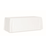 Mantel rectangular de poliéster para eventos 280x210cm 180 g/m2 color blanco