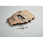 Palitos para plantar con semillas de cebollino, albahaca y perejil color beige