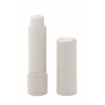 Bálsamo labial vegano sabor vainilla y FPS10 en estuche ABS reciclado color blanco