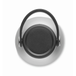 Botella antifuga con 2 tapones intercambiables y pajita 700ml color plateado mate octava vista