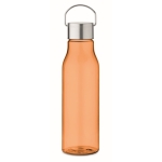 Botella reciclada RPET antifugas de colores llamativos 600ml color naranja transparente