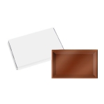 Chocolatinas mini individuales de chocolate con leche 10g color chocolate con leche segunda vista