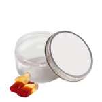 Golosinas publicitarias HARIBO en tarro ecológico de 70g color cola segunda vista