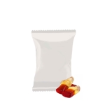 Bolsita personalizada de caramelos corporativos HARIBO de 15g color cola