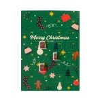 Calendarios Adviento personalizados con packaging biodegradable A4 color blanco