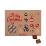 Calendario de Adviento de mesa con tapa abatible A5