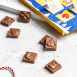 Calendario de Adviento de mesa con tapa abatible A5