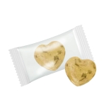 Caramelos corporativos duros en forma de corazón sabores intensos color tomillo segunda vista
