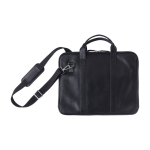 Maletín de piel para PC con múltiples compartimentos 15'' color negro primera vista
