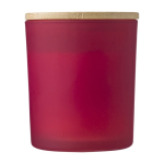 Vela de cera grande de 20 horas de duración con tapa Candlelight Large color burdeos primera vista