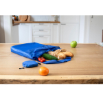 Bolsa plegable de la compra de poliéster 190T con gancho para empleados cuarta vista