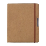 Portafolios de corcho y cuero sintético con varias utilidades A4 color marrón primera vista