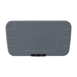 Set de 19 herramientas de aluminio y metal en estuche de plástico color gris claro segunda vista