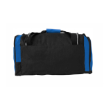 Bolsa de deporte de poliéster 600D con sección para zapatos color azul cuarta vista